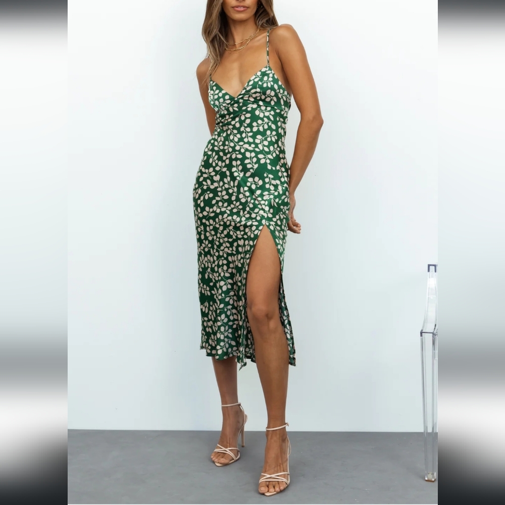 Hello Molly Sunlight Loving Maxi Dress Green